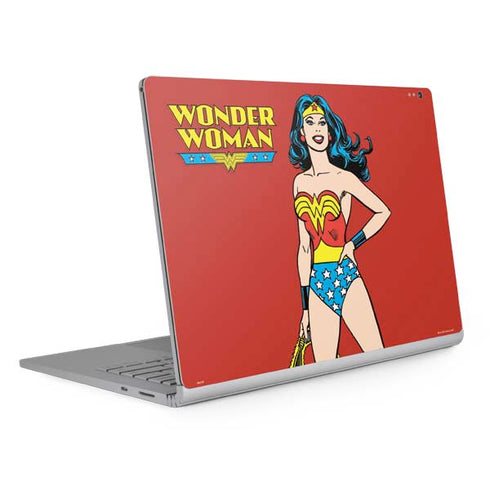 DC Comics Wonder Woman Classic Art Pose Surface Book 2 15in Skin